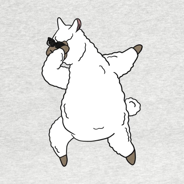 Funny Dabbin Llama Alpaca Dance by dukito